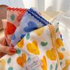 Pañuelo cuadrado pequeño de algodón artístico con diseño de amor fresco vintage para mujer, pañuelo decorativo para la cabeza, cinturón para el cabello, pañuelo cuadrado de 70 pulgadas, pañuelo de seda