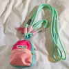 Nuevo monedero amarillo con forma de frijol M estilo ins, funda para teléfono con correa, adecuado para viajes, bolsa de almacenamiento para auriculares, correa larga cruzada, universal