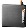 Estuche para cigarrillos Focus YH050 de gran capacidad con carga USB, encendedor de red rojo, personalidad, explosiones transfronterizas