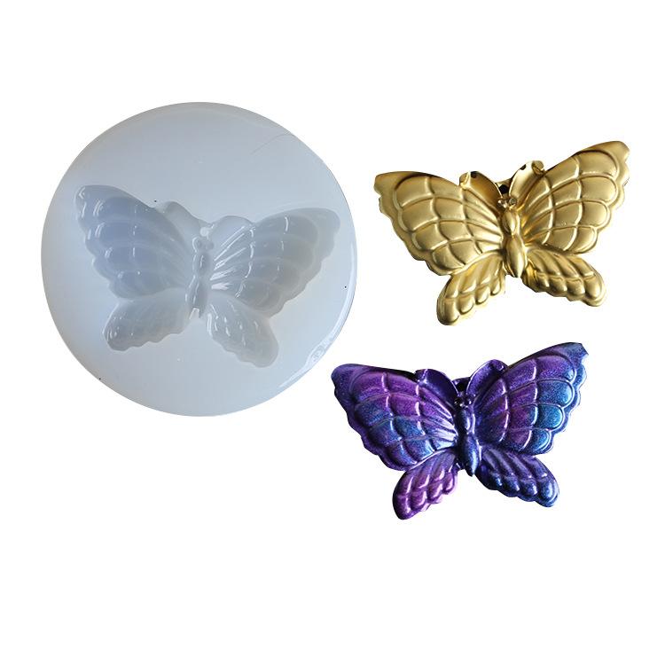 大蝴蝶硅胶模具白底图