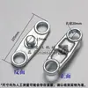 Carretilla hidráulica para palets rueda de rodillo marco de rueda accesorios toro de suelo horquilla manual eje de pasador rueda doble conexión francesa clip de eje placa de tres eslabones