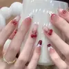 El Artículo de Moda Más Vendido de Celebridad de Internet de Xiaohongshu: Puntas de Uñas Ojo de Gato de Vidrio Dorado Champagne Ligeramente Borrachas con Tonos Rosados que Realzan el Cutis y Añaden un Toque de Lujo