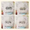 Mini Gafas Muñeca Casa de Muñecas Gafas Accesorios de Alambre Hecho a Mano DIY Muñeca de Peluche Ojos Negros Nariz Material