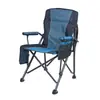 Silla plegable de exterior, silla de camping engrosada y reforzada, cómoda con respaldo, sillón de pesca para playa, silla de herradura portátil