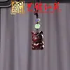Cadena para Teléfono con Forma de Corazón de Caballo Pequeño de Sándalo Morado, Colgante Caballo del Año del Caballo Art Ming Xian Yuan, Llavero Creativo para Decoración de Coche con Caballo del Zodiaco