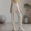 Pantalones deportivos holgados de nailon de cintura súper alta para mujer, ajustados al tobillo, adelgazantes, pantalones de yoga, para correr, entrenamiento, fitness, otoño
