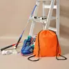 Bolsa com Cordão de Poliéster Feita Sob Medida Saquinho com Cordão Bolsa de Armazenamento com Cordão de Tecido Oxford Bolsa de Basquete com Cordão de Ombro Duplo Personalizada com Logo