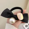 Nova Coleção Coreana de Scrunchies Plissados de Renda com um Toque de Luxo, Acessório de Prendedor de Cabelo Simples e Moderno com um Toque de Elegância