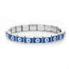 Pulsera elástica de acero inoxidable Ojo de Diablo para estudiantes jóvenes DIY Combinación libre Cadena de joyería de lujo ligero Estilo nuevo