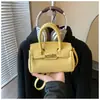 Bolso de Mano de Alta Gama y Elegante para Mujer, Nueva Moda Primavera 2026 Bolso Kelly Platino, Bolso Cruzado Simple y Versátil