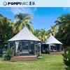 Fábrica de Carpas Pináculo Personalizadas de Estilo Europeo Alojamiento de Lujo Salvaje para Vacaciones de Camping de Alta Gama Carpa Hotel Carpa Villa