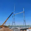 Estructura de Potencia de 220Kv, Estructura en Forma de -, Estructura de Subestación en Forma de H, Estructura de Subestación Fotovoltaica Galvanizada en Caliente Q235