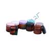 Frasco Marrón Crema 20g Pomada Caja Redonda Mascarilla Facial Frasco con Burbujas Frasco de Gel Frasco de Pomada Frasco de Crema 20ML