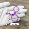 Fecho boia colorido pintado com fivela de oito e fecho boia 303, conjunto de quatro peças de pingentes de chaveiro para bonecas e brinquedos