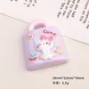 Accesorios de Resina DIY de Dibujos Animados Joyería Bolsa de Dibujos Animados Pegamento de Crema Pasador Funda para Teléfono Móvil Hebilla de Zapato Llavero Colgante con