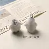 Pinguim Fofo Estéreo Desenho Animado Resina Flocada Pequeno Pingente Chaveiro DIY Corrente de Celular Acessórios para Bolsa