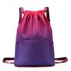 Mochila com Cordão Estampada para Mulheres, Bolsa Dobrável para Armazenamento, Bolsa Esportiva para Academia, Bolso com Cordão, Mochila de Viagem, Respirável