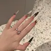 Olho de Gato Feito à Mão Usável Laço Dourado Bolinhas Pretas Manicure Luxo Acessível High-End Francês Clareador Brilhante Elegante