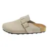 Zapatillas de Verano para Mujer sin Espalda Estilo Nuevo 2026 Suela Gruesa que Aumenta la Altura Perezosas Slip-on de Punta Cerrada