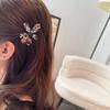 Diseño Coreano de Nicho Clip para Pelo de Perro con Puntos Coloridos y Diamantes Clip Lateral para Flequillo de Mujer Clip de Pato Clip para el Pelo Tocado