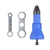 Adaptador para pistola de rebite com motor elétrico, pistola de rebite de haste de tração, pistola de rebite de tampa de tração, máquina de rebite, furadeira elétrica durável e eficiente