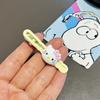 Pinza de Pato Ovalada con Onda Dulce de Gato Kt Estilo Nuevo Primavera y Verano para Niños Pinza sin Marcas para Flecos Laterales Pinza para el Cabello para Mujer Todoterreno