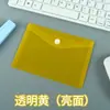 Bolsa Porta-Arquivos Colorida de Encaixe, Tamanho Pequeno, Transparente, Espessada, Grande Capacidade, Bolsa para Documentos, Armazenamento de Faturas, Estojo para Lápis de Exame