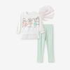 Little Maven Otoño Nuevo Traje para Niñas Estilo Europeo y Americano Forrado de Felpa Traje para Niños Marca de Agua Dibujos Animados Traje para Bebé Niña