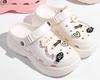 Fornecimento de Tamancos Femininos Respiráveis Estilo Coreano, Sapatos de Jardim Modernos com Desenho de Gato, Sapatos Fechados Femininos para Casa