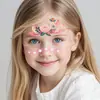 Amazon Transfronterizo Nueva Máscara de Animal para Niños Tatuaje de Brillo Performance Festivo Pegatina de Cara de Dibujos Animados