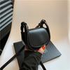 Mini 2024 Verão Novo Estilo Coreano Elegante Portátil Pequeno Quadrado Bolsa Boca Vermelha Bolsa Cor Sólida Elegante Ins Crossbody Bolsa Feminina