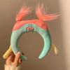 Diadema de Felpa de Dibujos Animados para Lavarse la Cara y Aplicarse Mascarilla Diadema Especial Nueva Lazo para el Cabello Lindo para Niños Sello para el Cabello Accesorios para el Cabello Populares en Internet para Mujeres