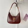 Estilo Coreano Individual Tendência Fechadura Fashionável Nicho Versátil Bolsa de Ombro Única Elegante Simples Estilosa Bolsa Transversal Bolsa de Braço