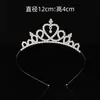 Diadema Moderna Minimalista con Corona de Pedrería Adorno para Actuación Corona Hueca de Aleación Accesorios para Vestido de Novia Accesorios para el Cabello de Cumpleaños