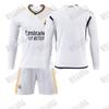 Jersey de Fútbol de Manga Larga Local del Real Madrid 5 Bellingham 10 Modric 7 Vinicius Jr. 8 Jersey Estilo Trendy