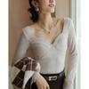 Liquidação: Roupa Íntima Térmica Feminina com Lã Adicionada e Acolchoamento Espesso, com Bojos, Adequada para o Inverno, Gera Calor, Camada Base Justa
