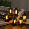Lámpara de Viento Mini Retro Transfronteriza Luz de Vela Electrónica Portátil LED Decoración Luz de Ambiente para Habitación Adorno de Escritorio