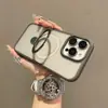 Modelo Transfronterizo iPhone18 Funda para Teléfono con Soporte y Acabado Mate tipo Piel Adecuada para Apple 17 con Cubierta Protectora de Película para Lente