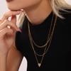 Sugar Ins Súper Maravilloso Doble Capa Recolección de Flores Amor Diamante Completo Top Cadena Joyería Pulsera Traje Acero Titanio Chapado con Oro Verdadero de 18K