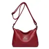 Bolsa de Mano para Mujer de Comercio Exterior Transfronterizo Modelo Nuevo 2026 Bolso Cruzado Urbano Sencillo Bolso de Hombro Sencillo de Cuero Suave para Mujeres de Mediana Edad y Mayores