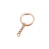 Llavero Llavero Llavero con Cadena Colgante de Goteo Anillo Plano de 28 mm Doble Anillo Accesorios Decorativos para Muñeca