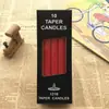 Venda por atacado de velas coloridas para iluminação doméstica velas comuns velas de casamento romântico de haste longa velas de emergência