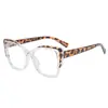 Nuevo marco TR gafas anti luz azul para mujer cuadradas moda marco para gafas de miopía simple europeo y americano INS gafas lisas