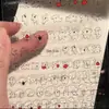 Pegatinas Populares para Uñas con Dibujos de Cachorros y Graffiti, Lindas y Dulces, Adhesivas, Dibujos Animados, Impermeables