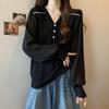 Exportar Novo Suéter de Tricô Feminino Plus Size Estilo Preguiçoso com Decote V Versátil Casual Peça Única Feminina Plus Size