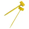 Etiquetas de Plástico Amarillas para Plantas, Suministros de Jardín, Etiquetas Marcadoras, Estacas para el Suelo, Herramientas de Jardinería
