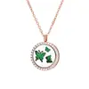 Collar Difusor de Aromaterapia para Mujer, Colgante Hueco en Oro Rosa, Puede Contener Aceites Esenciales, Apertura y Cierre Magnéticos, Venta al por Mayor de Joyería