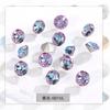 Bolsa de diamante em formato especial com fundo pontiagudo Shiyue de rodada transfronteiriça, sapatos e chapéus, acessórios feitos à mão, super brilhante, oito pequenos strass de vidro