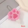 Zootopia-Temático Judy e Nick Patinha de Gato Picolé Bolsa de Pelúcia Pingente Fofo Rosa Desenho Animado Chaveiro