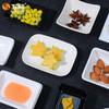 Wuhe Plato Cuadrado de Melamina A5 para Salsas Plato para Vinagre Restaurante de Hot Pot Porcelana Comercial Plato para Dips Plato para Condimentos de Autoservicio